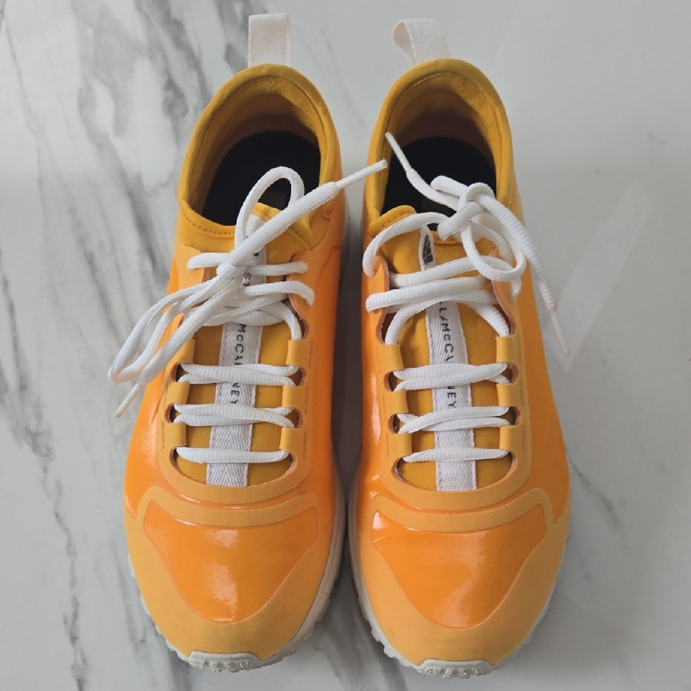 ADIDAS X STELLA MCCARTNEY orange Sneakers with White Laces